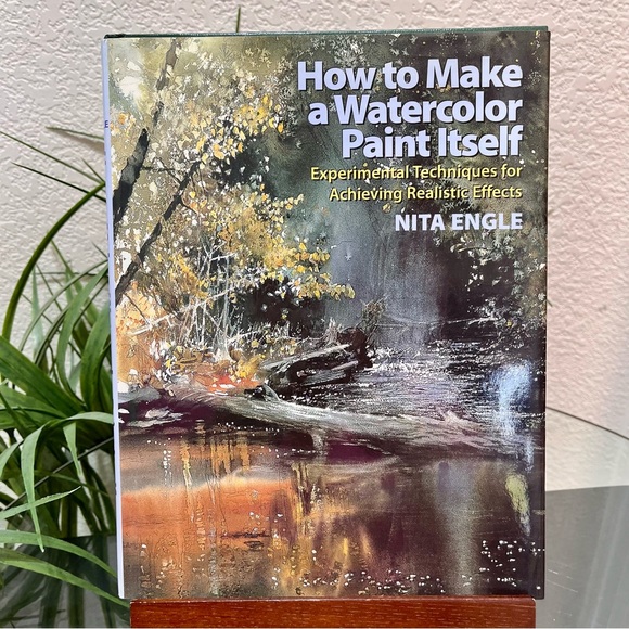 Other - Watercolor Art Book - “How to Make a Watercolor Paint Itself” by Nita Engle
